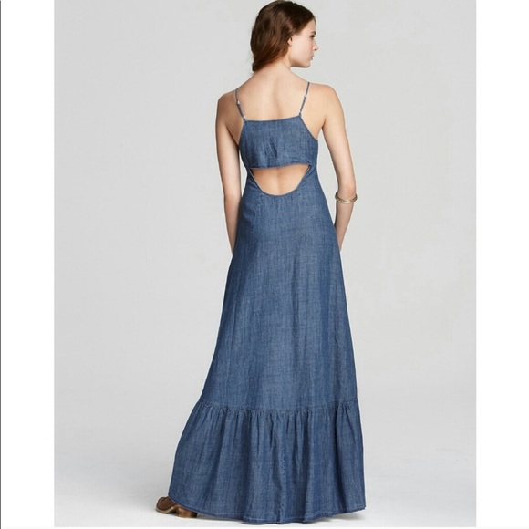 Free People Dresses & Skirts - Free People Denim Maxi Dress